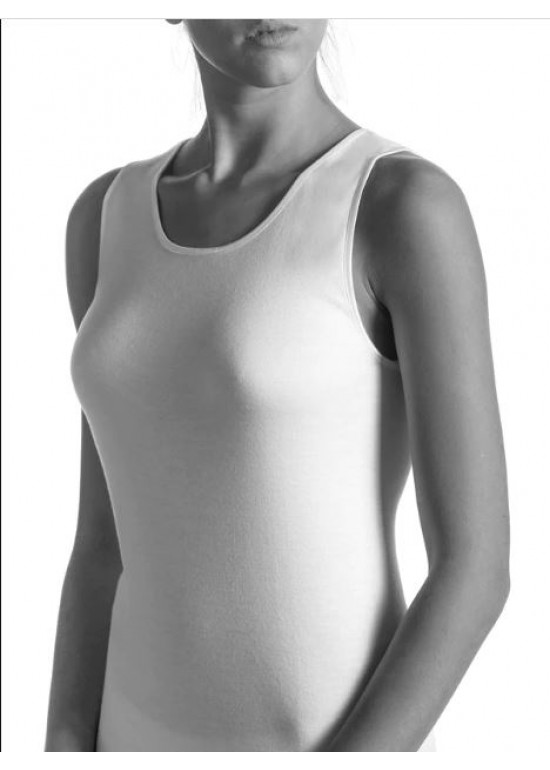 Alpina Canotta Donna Spalla Larga In "Caldo Cotone"